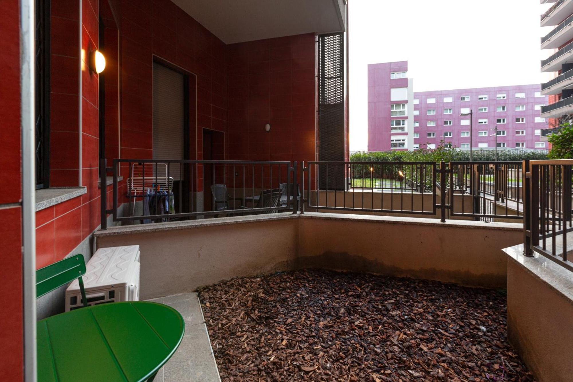 米兰Cozy Corner With Balcony And Private Garage!公寓 外观 照片